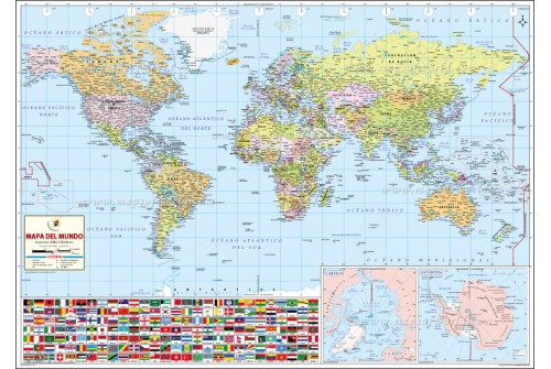 World Map – Spanish