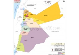 Jordan Map In French