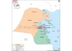 Kuwait French Map