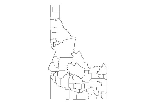 Idaho County GIS Shapefile