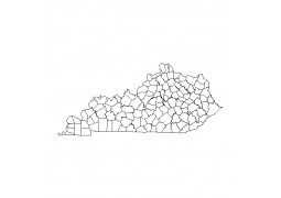 Kentucky County GIS Shapefile