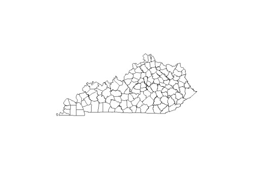 Kentucky County GIS Shapefile