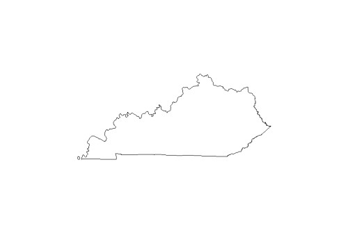 Kentucky Outline Shapefile