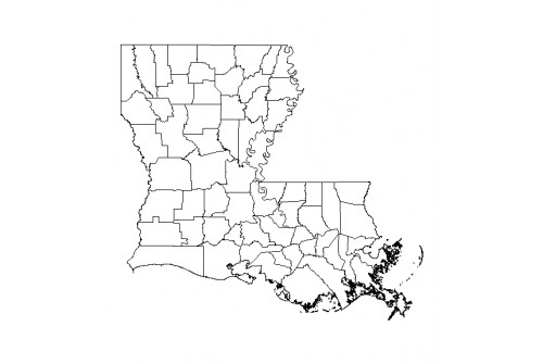 Louisiana County GIS Shapefile
