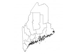 Maine County GIS Shapefile