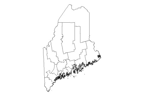 Maine County GIS Shapefile