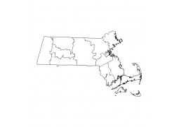 Massachusetts County GIS Shapefile