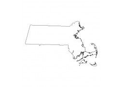 Massachusetts Outline Shapefile