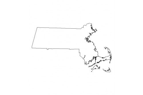 Massachusetts Outline Shapefile