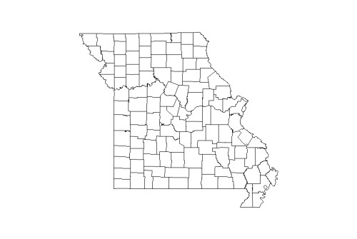 Missouri County GIS Shapefile