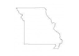 Missouri Outline Shapefile