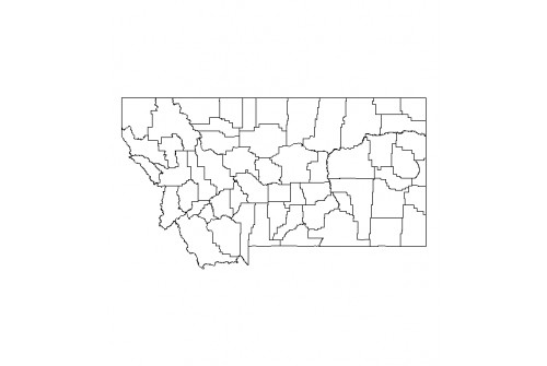 Montana County GIS Shapefile