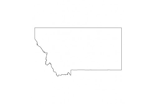 Montana Outline Shapefile