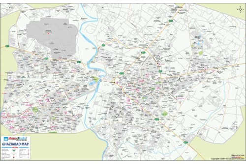 Ghaziabad Detailed City Map