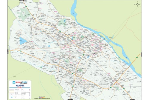 Kanpur Detailed City Map 