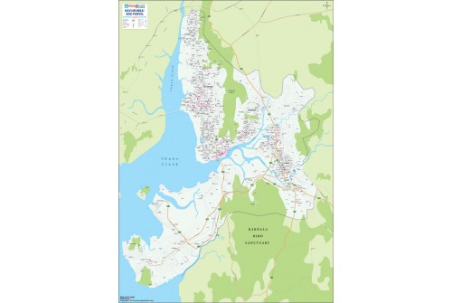 Navi-Mumbai-Panvel-City-Map Printed
