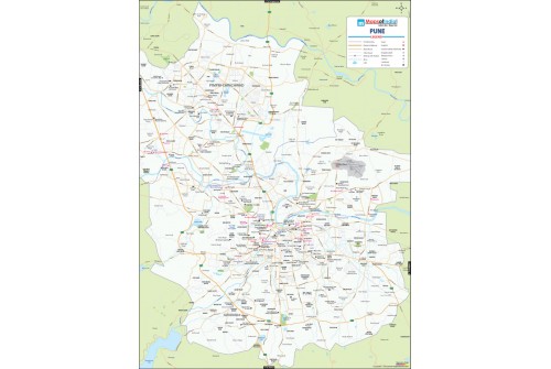 Pune Detailed City Map