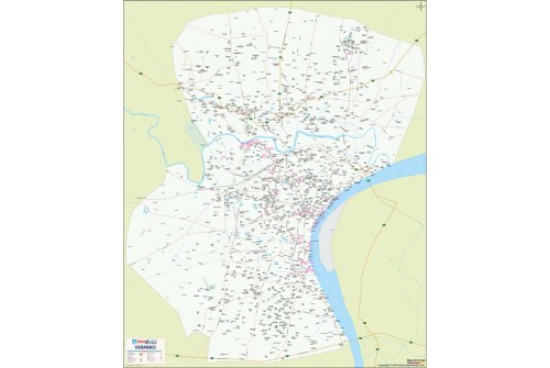 Varanasi Detailed Map