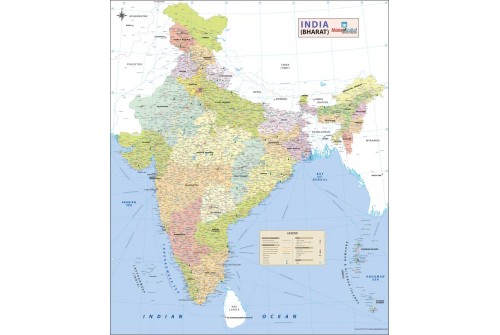 India Detailed Map - 2019 Edition