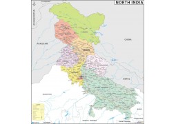 North India Map