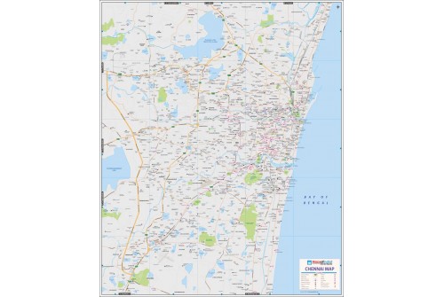 Chennai Detailed Map