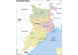 Eastern India Map