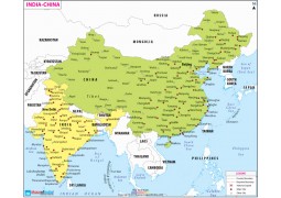 India-China Map