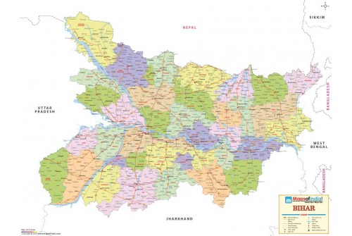 Bihar Detailed Map