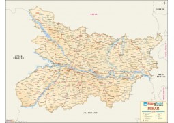 Bihar Antique Map 