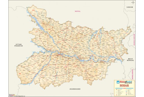 Bihar Antique Map 