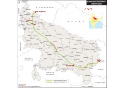 Ganga Expressway Map