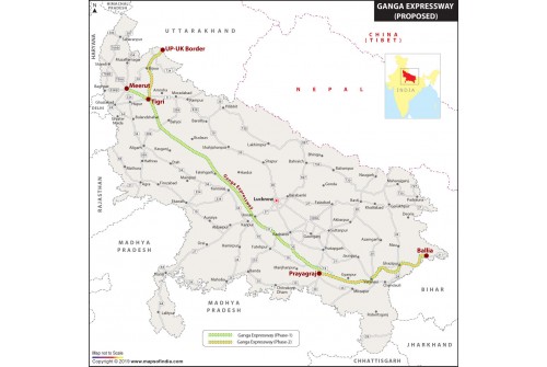 Ganga Expressway Map