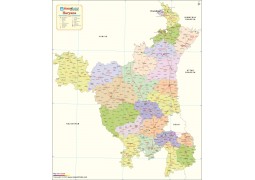 Haryana Detailed Map