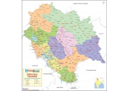 Himachal Pradesh Detailed Map