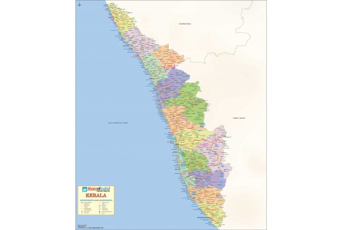 Kerala Detailed Map