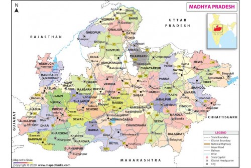 Madhya Pradesh Map