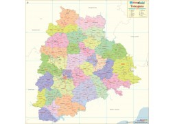 Telangana Detailed Map