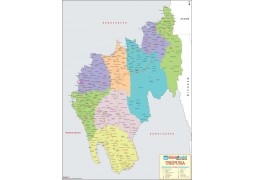 Tripura Detailed Map
