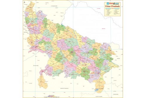 Uttar Pradesh Detailed Map