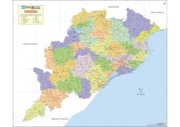 Odisha Detailed Map