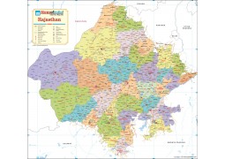 Rajasthan Detailed Map