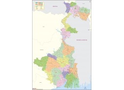 West Bengal Detailed Map