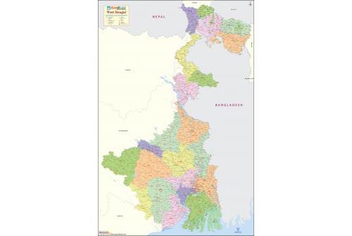 West Bengal Detailed Map
