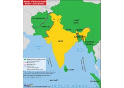 The International Border Lines of India
