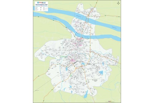 Tiruchchirapalli-City-Map-Printed