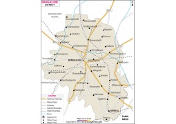 Bengaluru Urban District Map