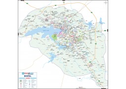 Bhopal Large Map