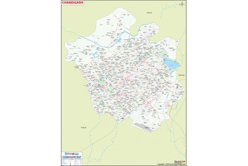 Chandigarh Large Map