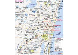 Chennai Tourist Map