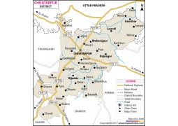 Chhatarpur District Map